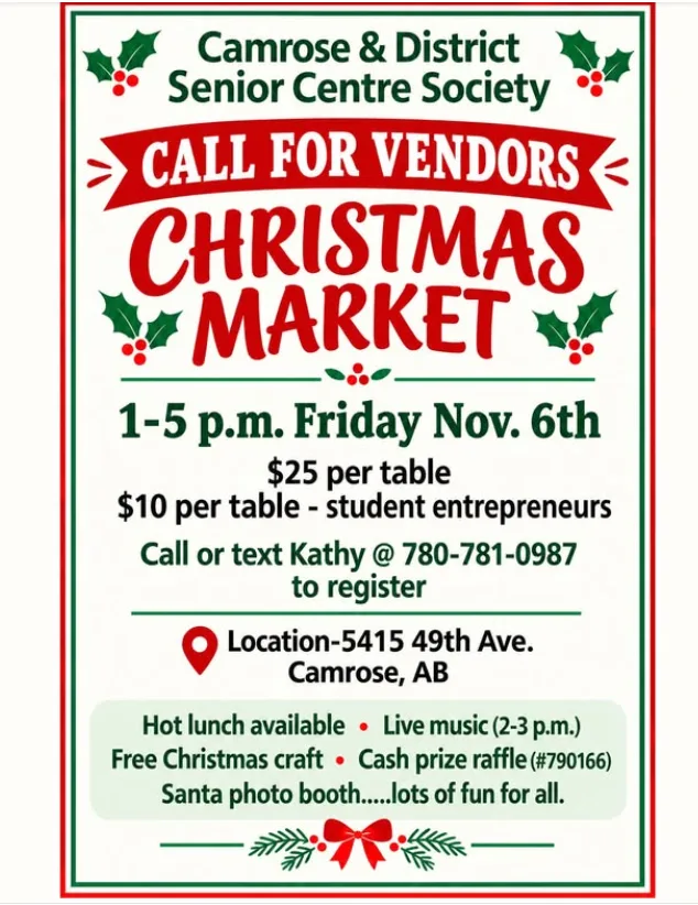 Christmas Market - Seniors Centre Society