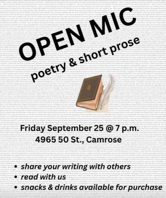 Open Mic: Poetry and Short Prose
