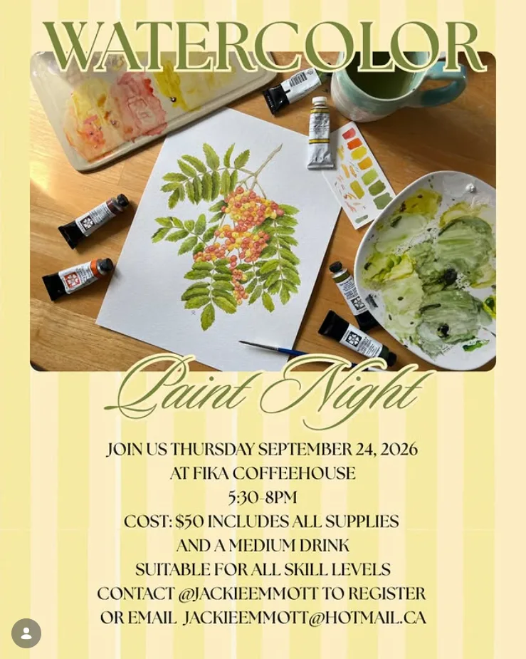 Watercolour Paint Night