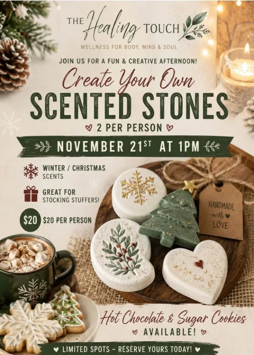 Create Winter/Christmas Scented Stones