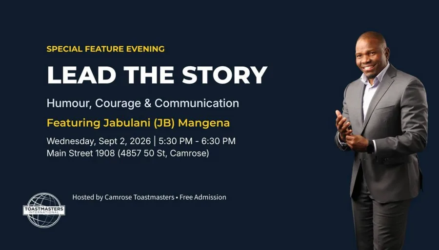 Save the Date: Lead the Story with Jabulani (JB) Mangena