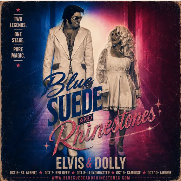 Elvis and Dolly: Blue Suede & Rhinestones